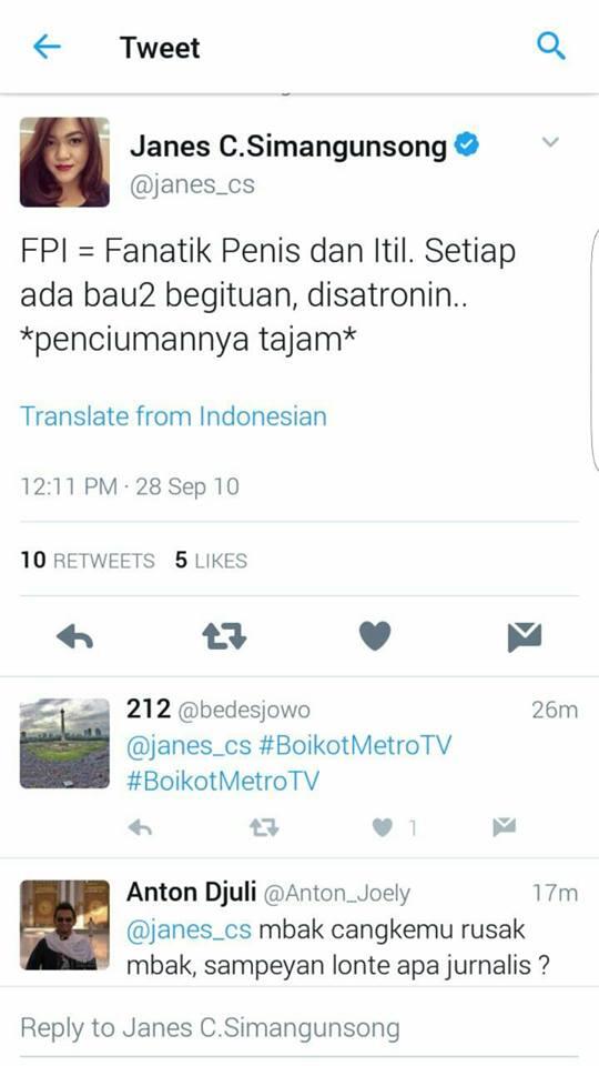 Berita Dinilai Kurang Berimbang, Hashtag 'Boikot Metro TV' Jadi Trending Topik