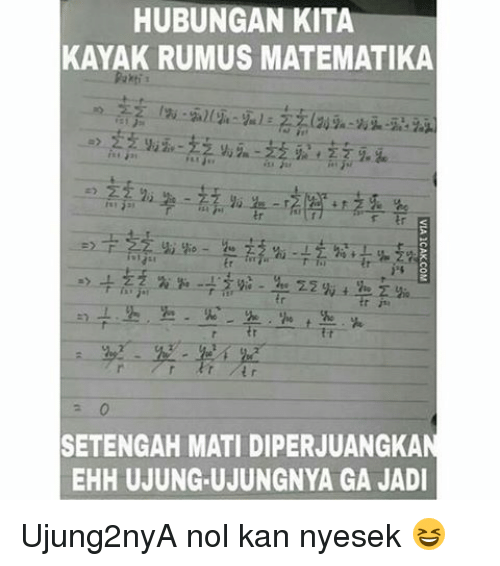 11 Rumus Matematika Dalam Bercinta &#91;+GAMBAR&#93;