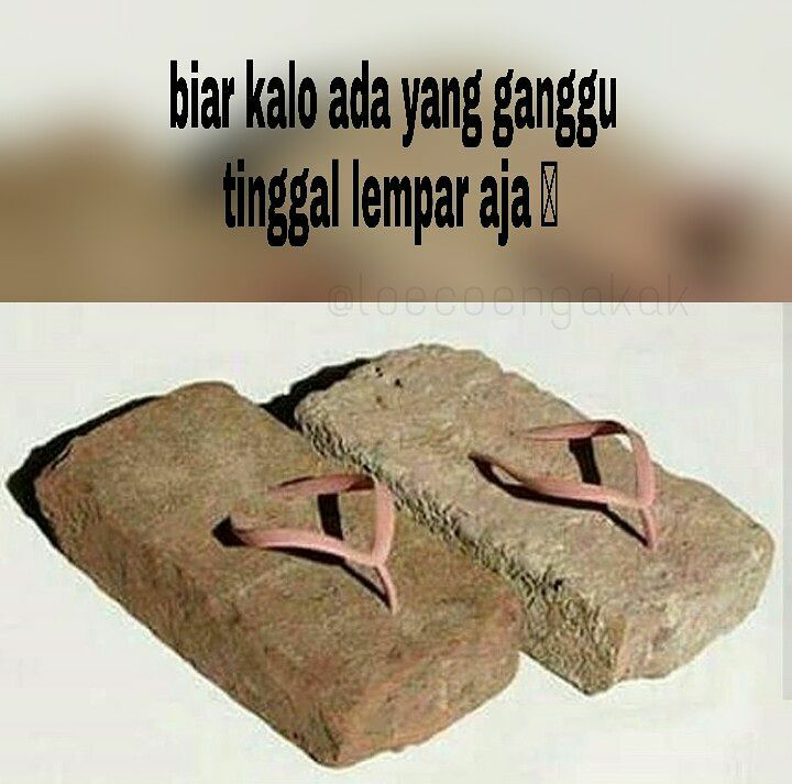 sendal rasa batu