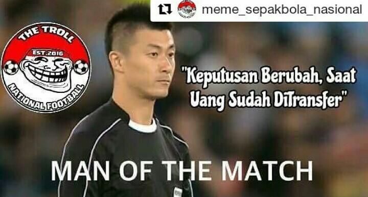 Meme Wasit Timnas Indonesia Vs Vietnam