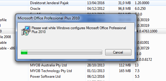 Microsoft Office Error