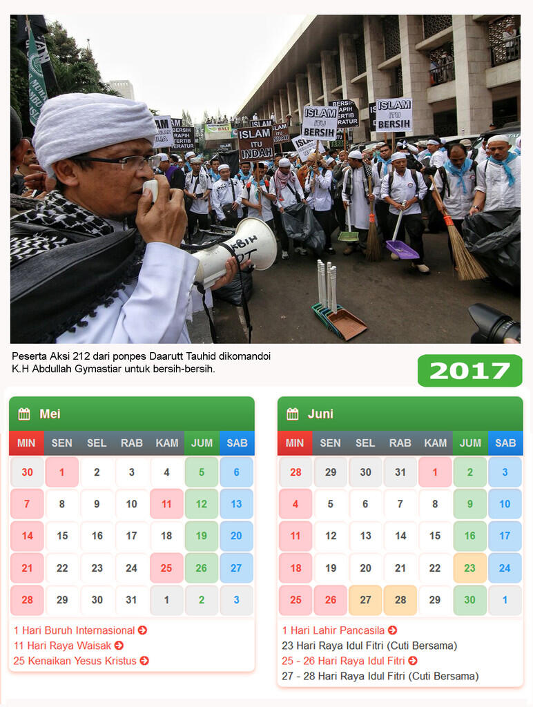 KALENDER 2017 - Aksi 212 (Versi 2 - HD)