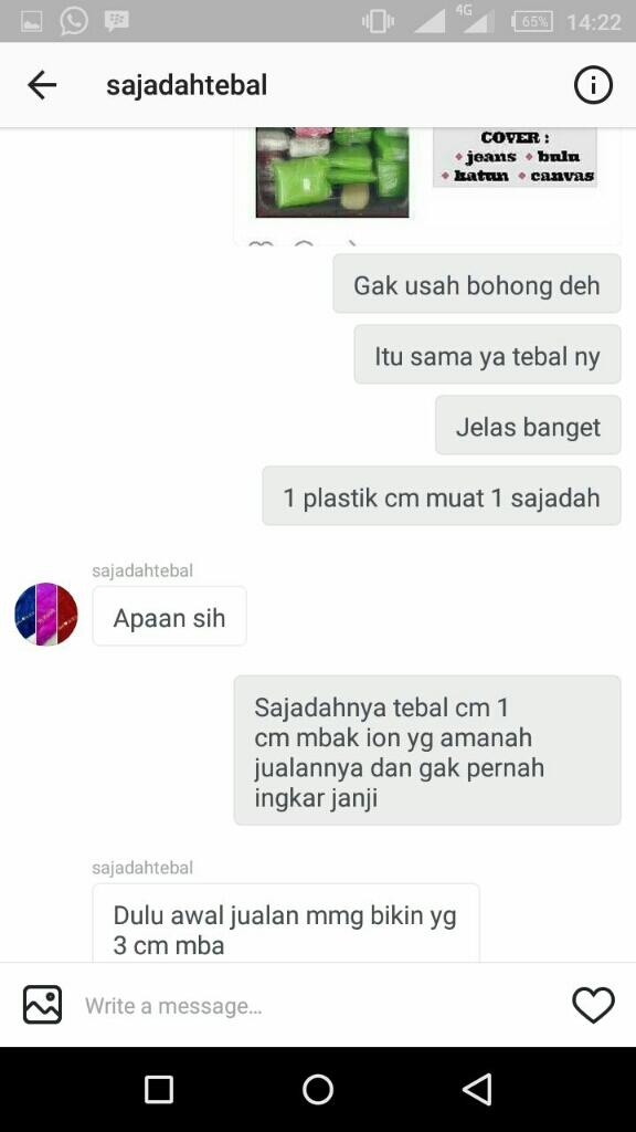 SUrat Terbuka untuk UNION SELINA pemilik @sajadahtebal