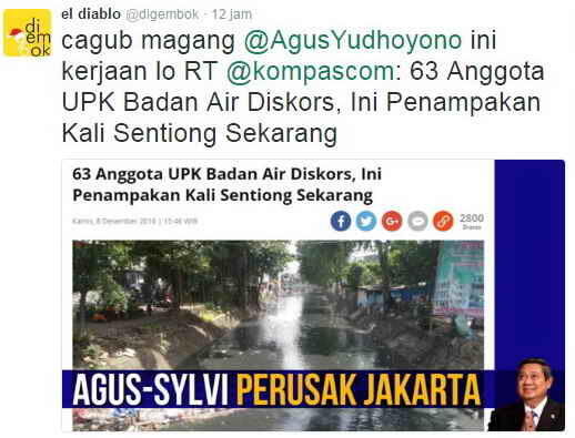 63 Anggota UPK Badan Air Diskors, Ini Penampakan Kali Sentiong Sekarang