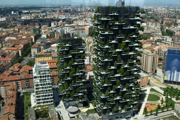 Melihat Hutan Vertikal Yang Menakjubkan di Milan, Italia