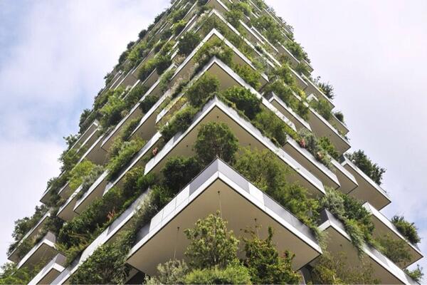 Melihat Hutan Vertikal Yang Menakjubkan di Milan, Italia