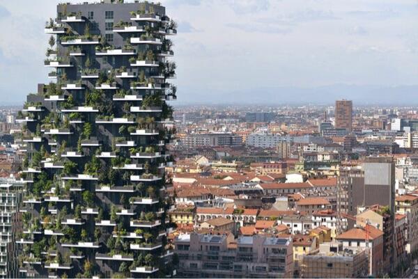 Melihat Hutan Vertikal Yang Menakjubkan di Milan, Italia