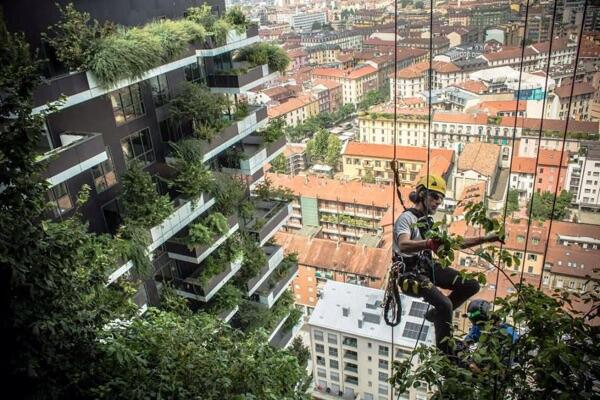Melihat Hutan Vertikal Yang Menakjubkan di Milan, Italia
