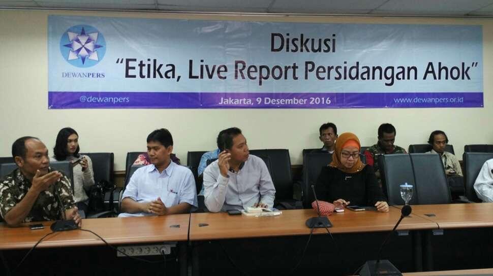 semua tv setuju tak live sidang ahok, tv one kok tak datang