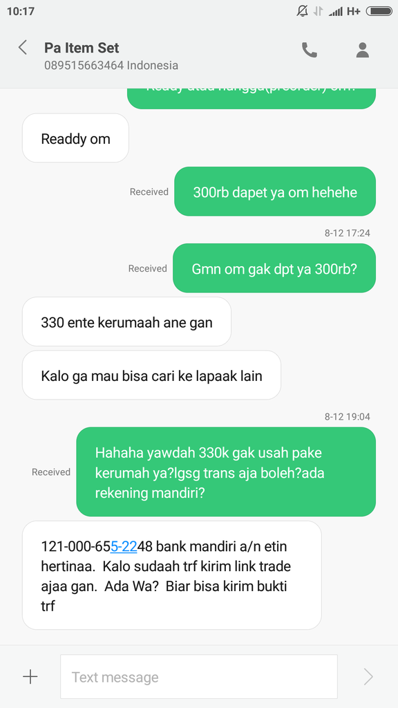 PENIPU ITEM SET DOTA 2ID KASKUS: secretss REK 6890183938 a.n SRI DAMAYANTI 