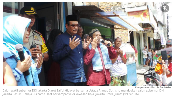 Ustaz: Mari Kita Doakan Pak Ahok yang Sedang dalam Keadaan Teraniaya...