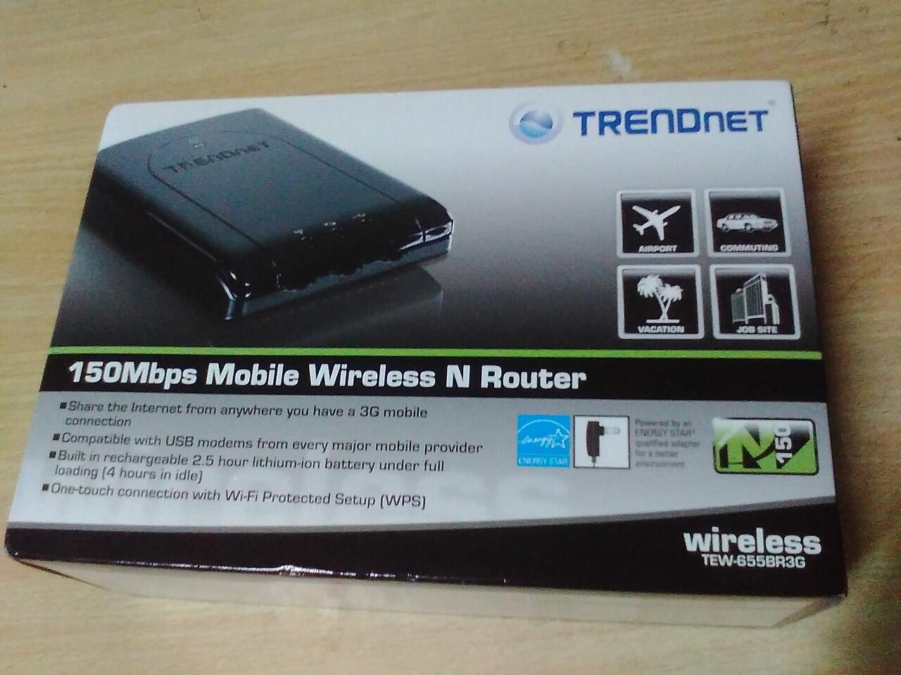 TRENDnet TEW-655BR3G portable wireless router 3g/4g ekonomis alternatif kinerja oke!