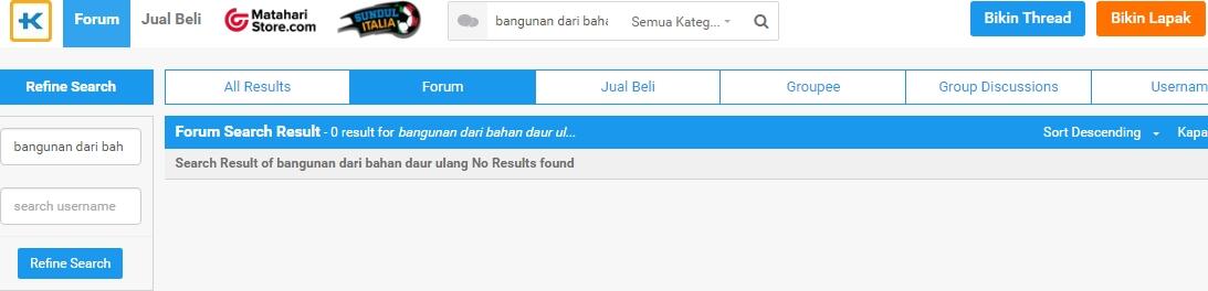 BAR yang dibangun dari bahan bekas