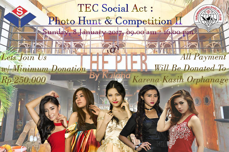 Yuk beramal sambil fotoin model cantik dan makan enak