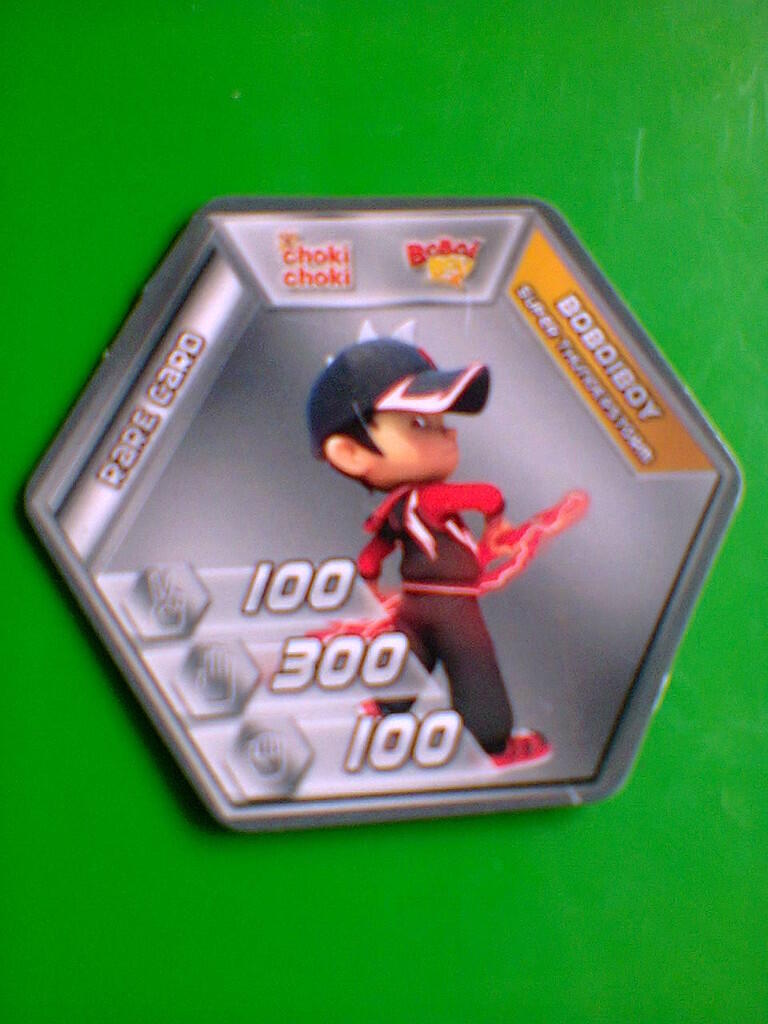 kartu boboiboy choki choki rare dan super rare card. ikantapa