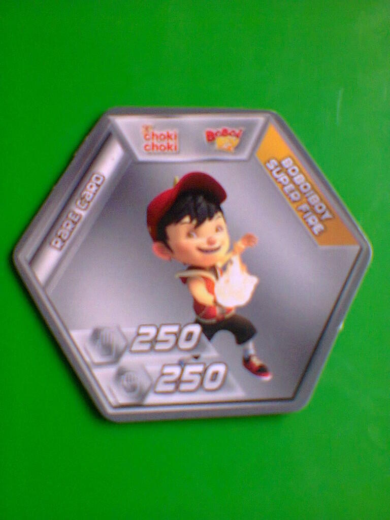 kartu boboiboy choki choki rare dan super rare card. ikantapa
