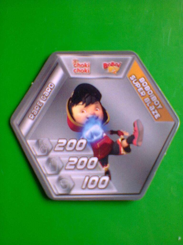 kartu boboiboy choki choki rare dan super rare card. ikantapa