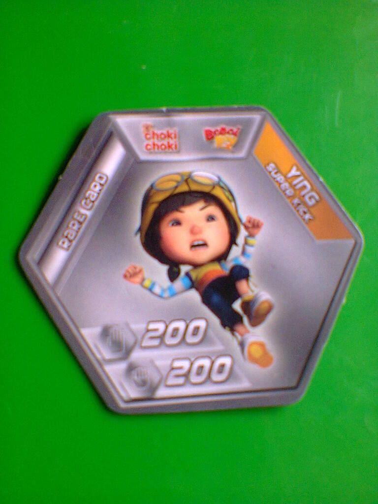 kartu boboiboy choki choki rare dan super rare card. ikantapa