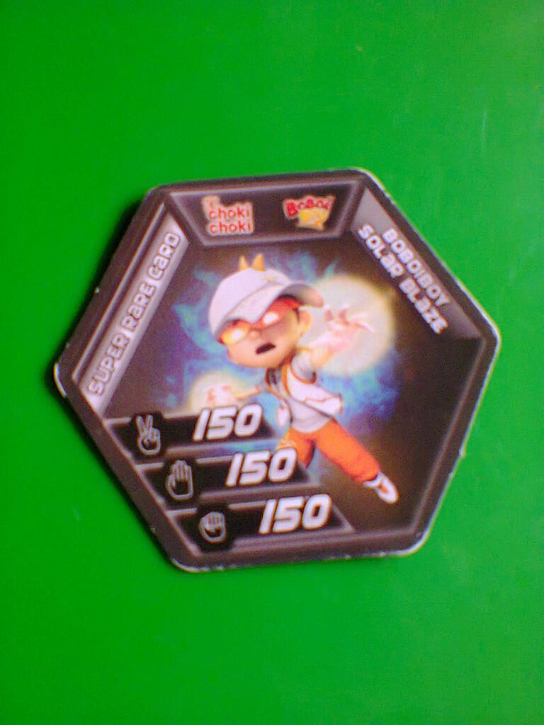 kartu boboiboy choki choki rare dan super rare card. ikantapa