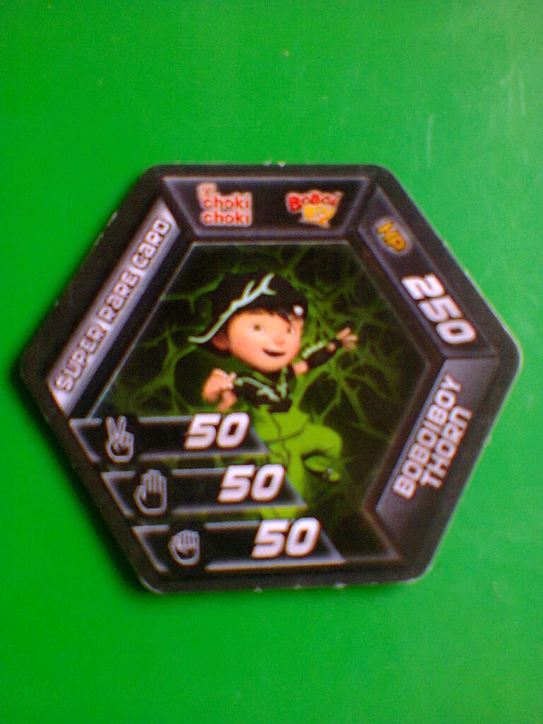 kartu boboiboy choki choki rare dan super rare card. ikantapa