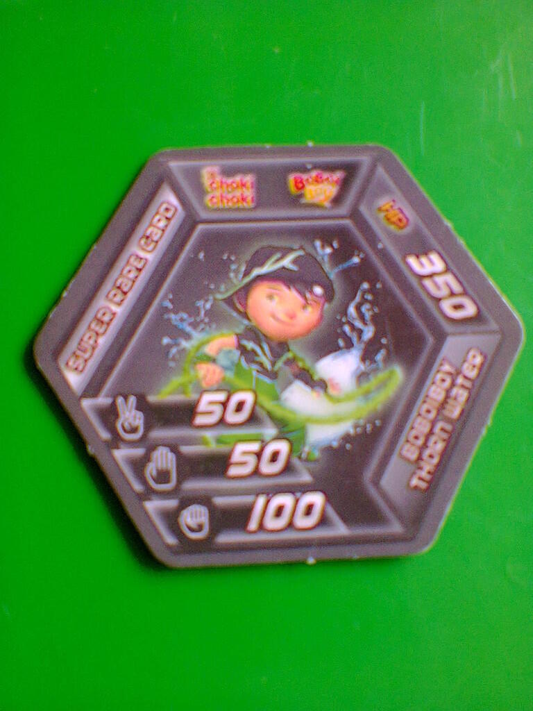 kartu boboiboy choki choki rare dan super rare card. ikantapa