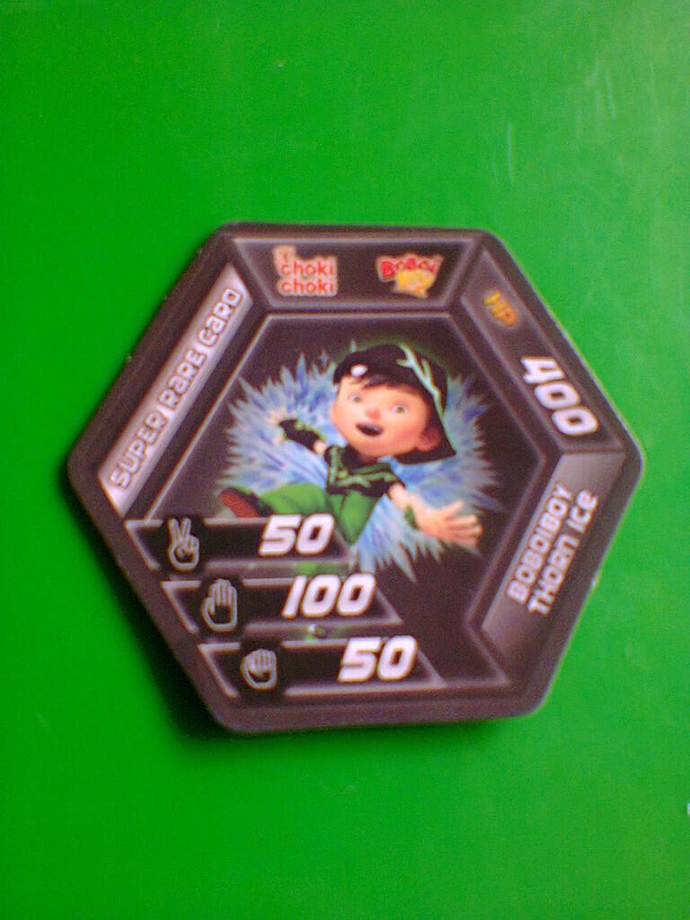 kartu boboiboy choki choki rare dan super rare card. ikantapa