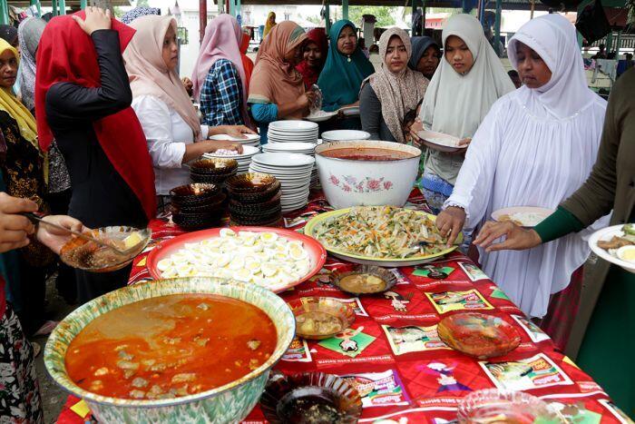 Kenduri maulid sampai juga ke Mesjid Tuha