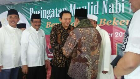 Ucapan Maaf Ahok di Peringatan Maulid Nabi