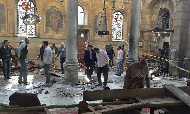 Ledakan Bom Guncang Gereja di Kairo, 25 Orang Tewas