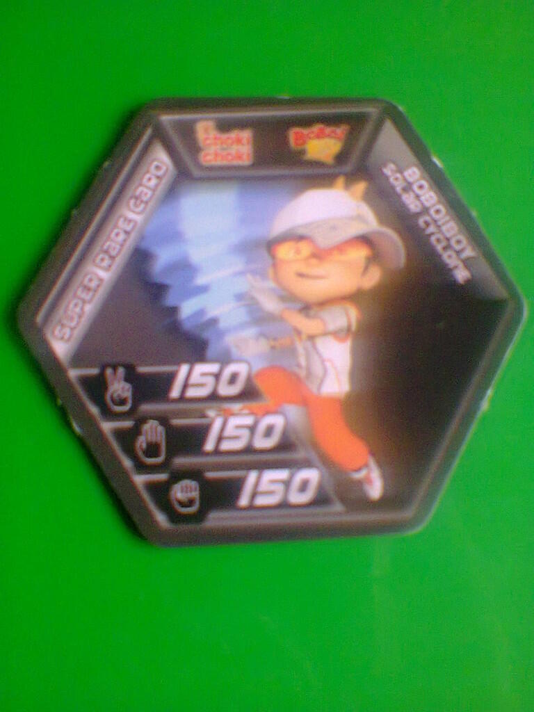 kartu boboiboy choki choki rare dan super rare card. ikantapa