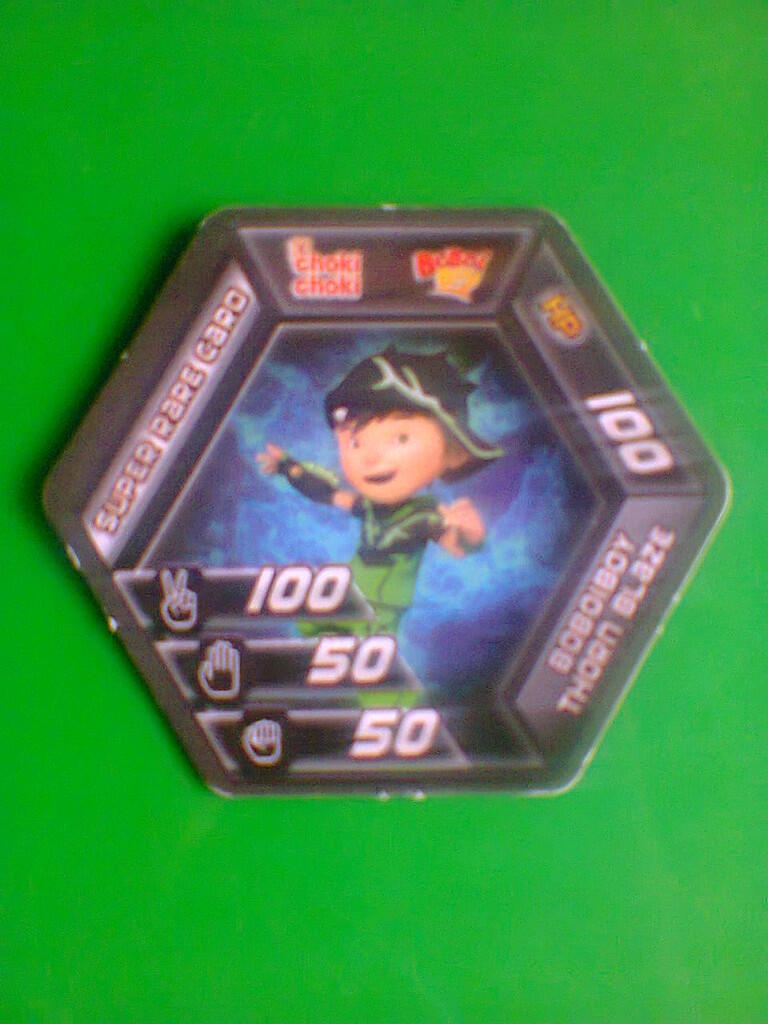 kartu boboiboy choki choki rare dan super rare card. ikantapa
