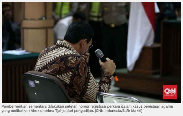 Menteri Tjahjo Segera Menonaktifkan Ahok