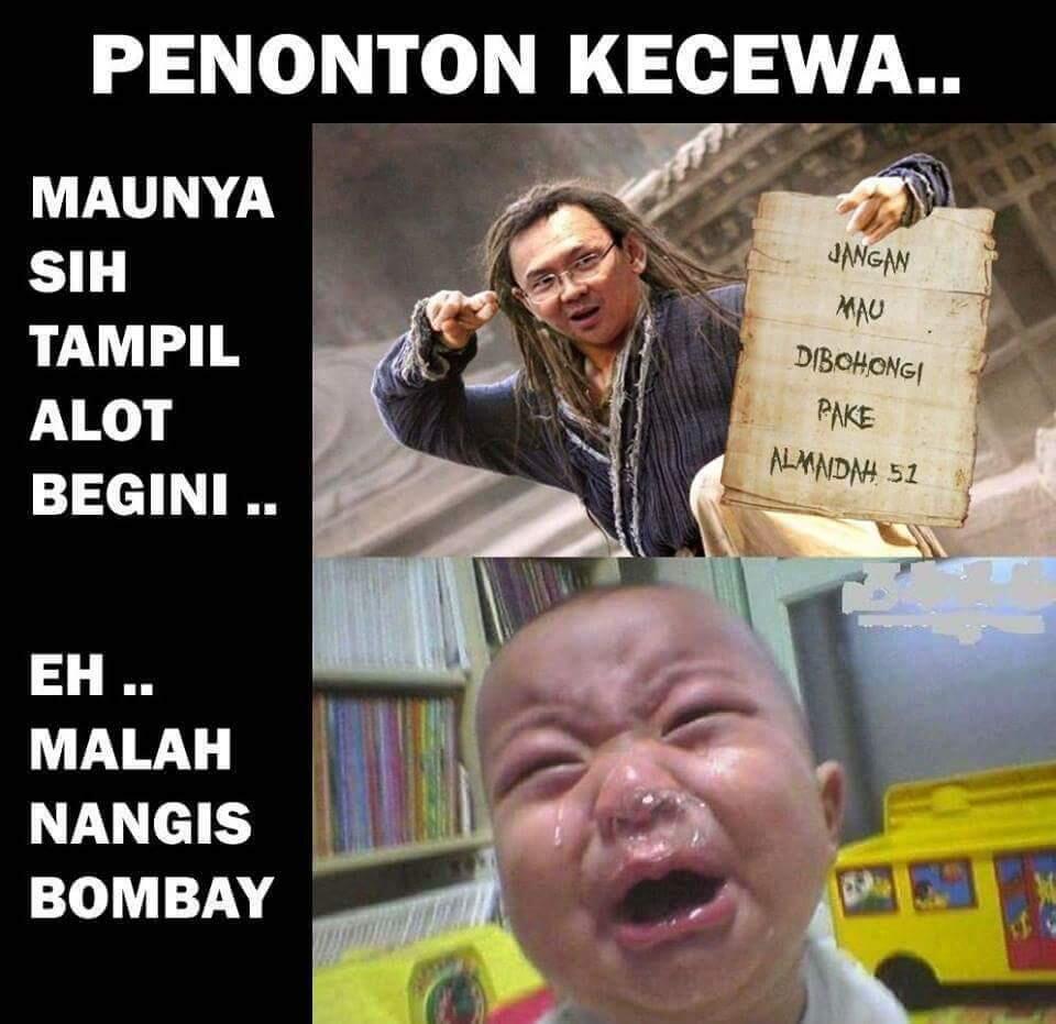 Komentari Tangisan Ahok Saat Sidang Haji Lulung Hahaha Akting