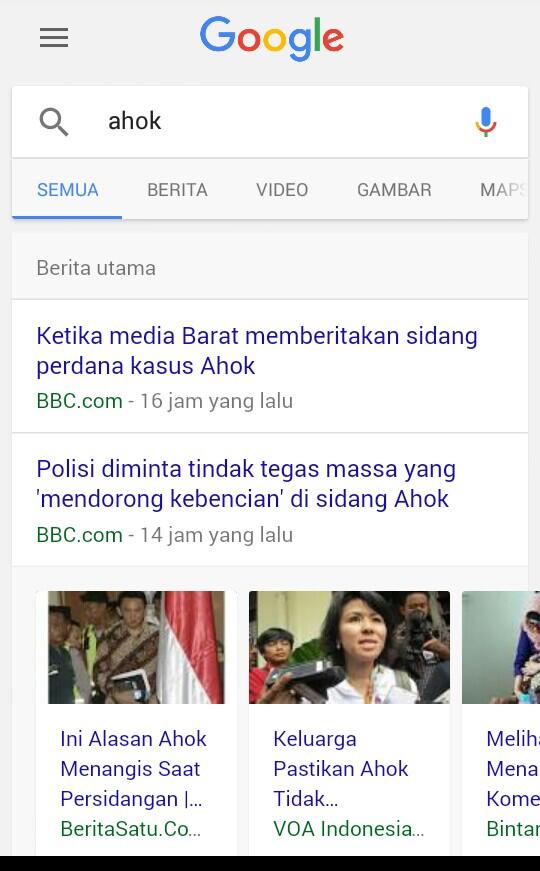 Ahok, Tokoh Nasional Paling Populer di Google Indonesia