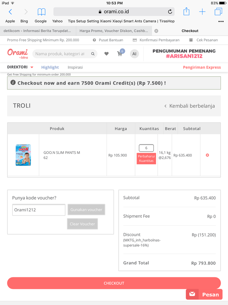 Promo harbolnas orami menyesatkan
