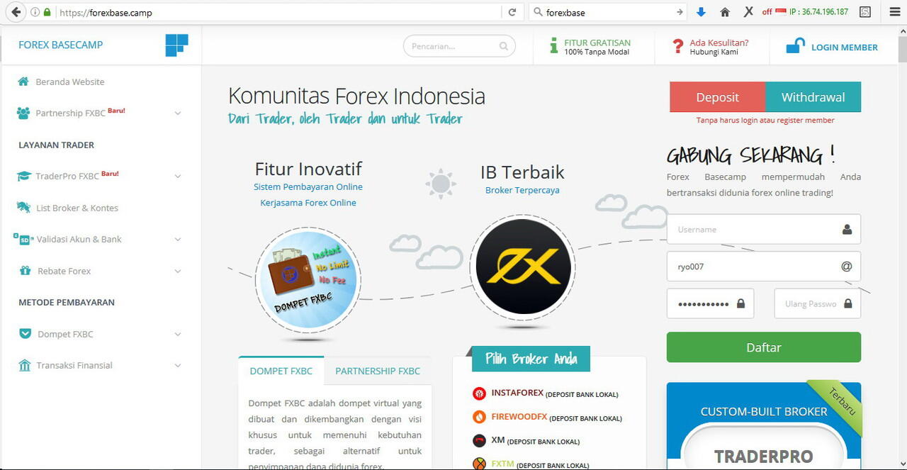 Daftar Di 1 Ib Untuk Join Di 15 Broker Forex Banyak Bonus Kaskus - 