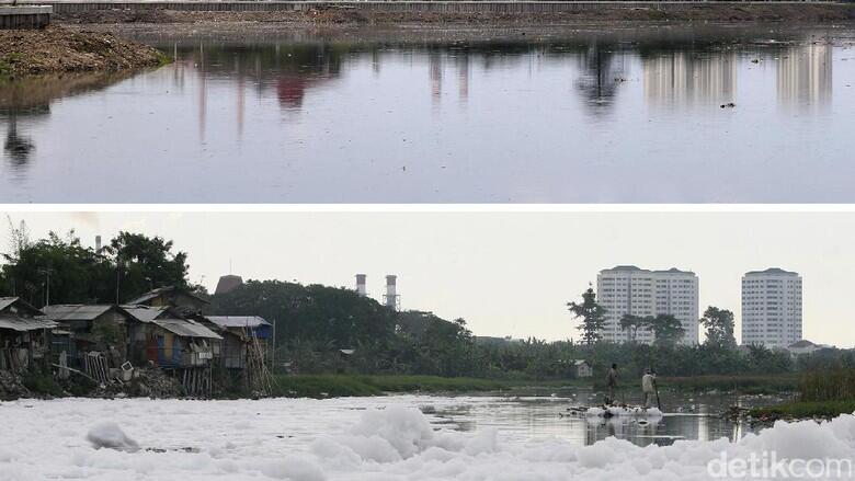 Wajah Waduk Pluit Dulu dan Sekarang