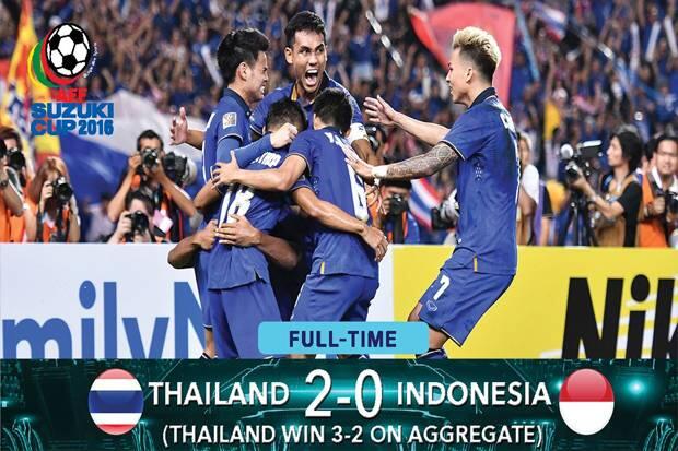 Indonesia Kalah, Thailand Juara Piala AFF 2016