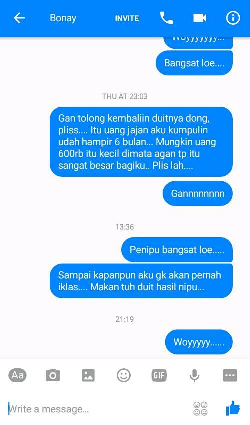 Tolong gan, Kusnedi dari desa Patimban adalah penipu