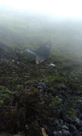 KSAU: Sayap Kiri Pesawat Hercules Menabrak Bukit