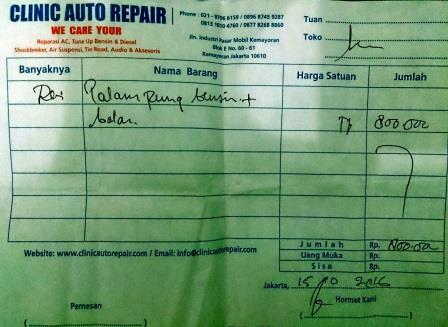 Hati-Hati Membeli Suku Cadang di Clinic Auto Repair