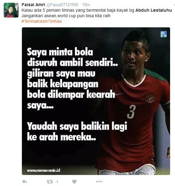 Aksi Abduh Lestaluhu di Final Leg Kedua AFF 2016, Bagaimana Menurut Agan ?