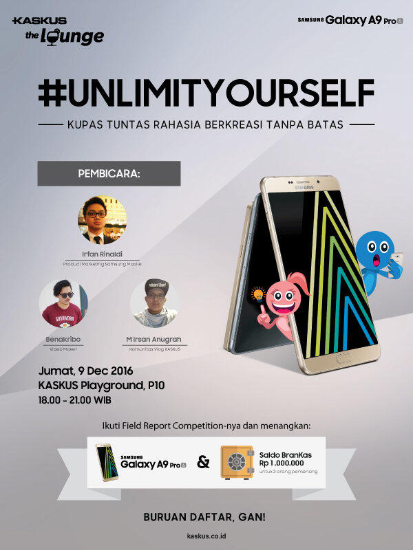 &#91;FR-KTL SAMSUNG Galaxy A9 Pro&#93; - Smartphone PRO biar jadi PRO!!!