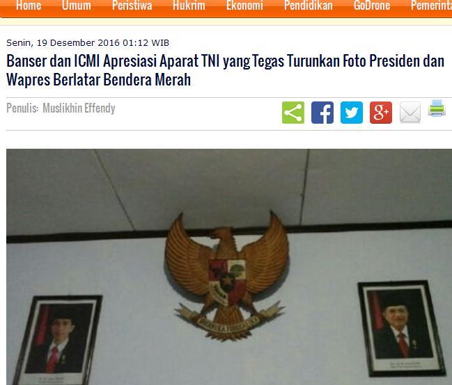 ICMI: TNI-Polri Mesti Tindak Penggunaan Simbol PKI oleh Penguasa