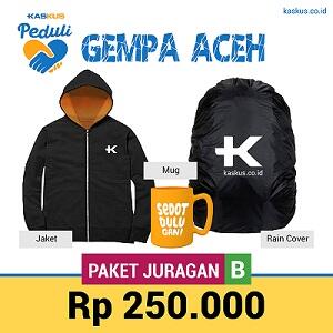 Beramal Untuk Aceh Dengan Beli Official Merchandise KASKUS