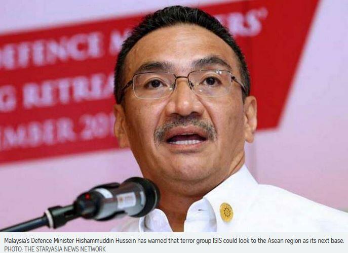 ISIS may set up terror base in Asean region, warns Malaysia's defence minister