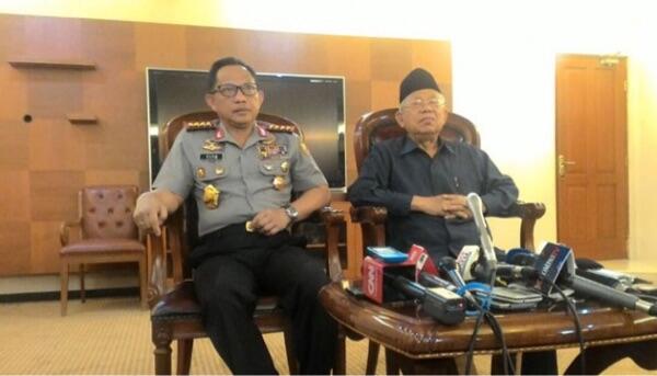 Kapolri dan Ketui MUI larang aksi Sweeping