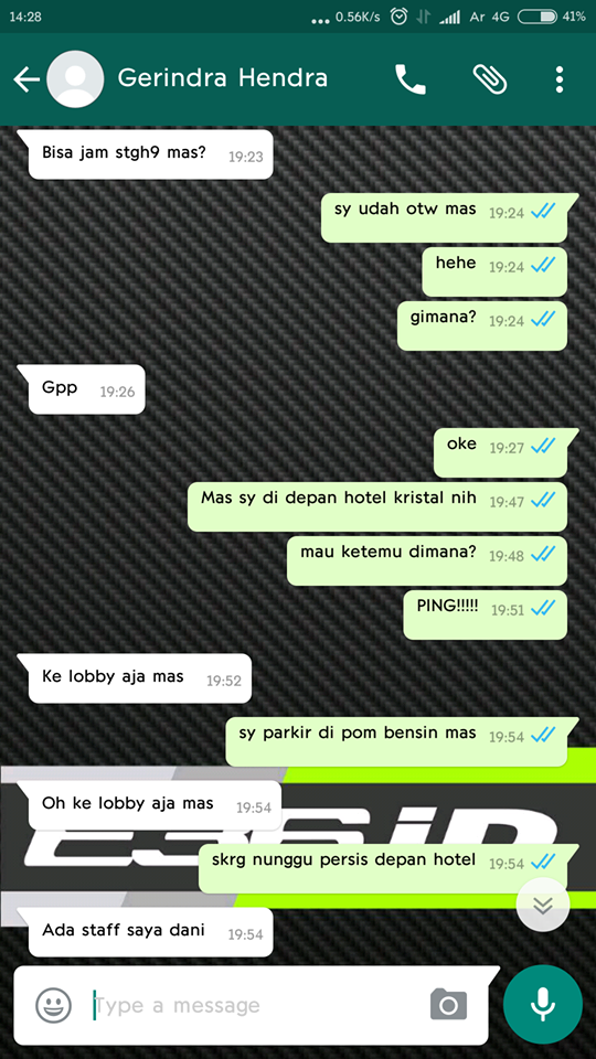 PENIPUAN COD JUAL BELI HANDPHONE DI HOTEL