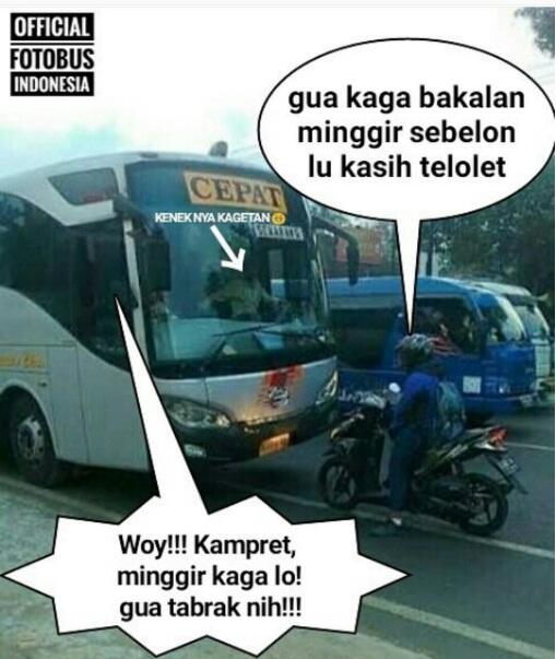 Meme &quot;Om Telolet Om' Kocak Muncul Ikut Meramaikan