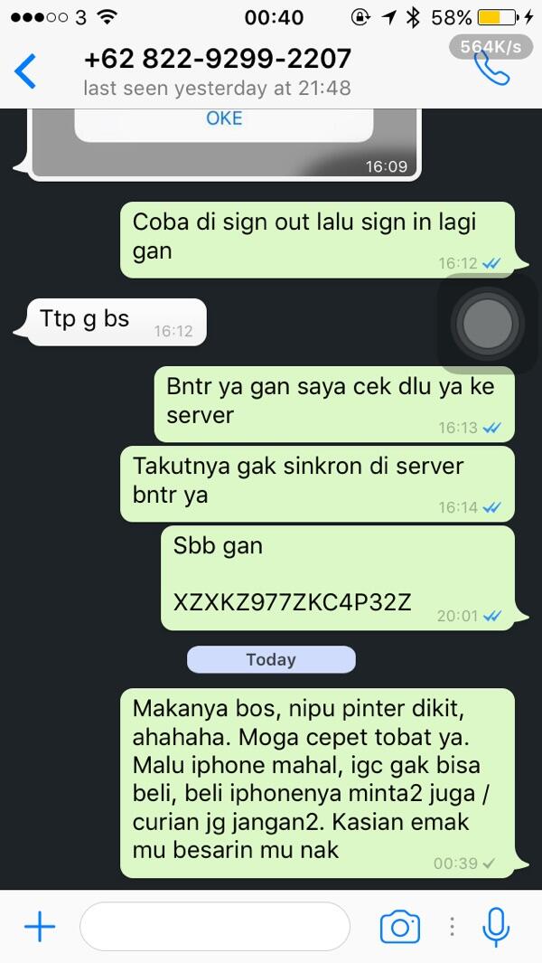 Hati2 penipuan